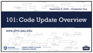 2015 Code Update Overview